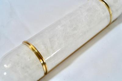  Phoenix Gallery Bespoke SCB17 Rock Crystal Sconces by Phoenix