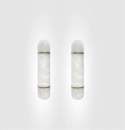  Phoenix Gallery Bespoke SCB17 Rock Crystal Sconces by Phoenix