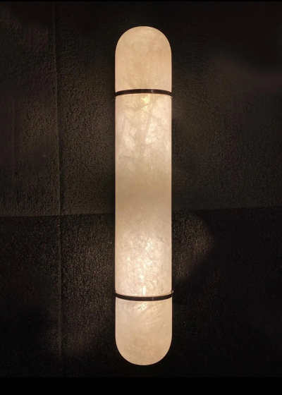  Phoenix Gallery Bespoke SCB24 Rock Crystal Sconces by Phoenix