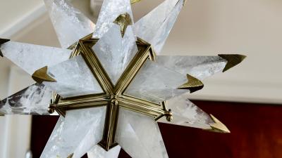  Phoenix Gallery Bespoke STAR16 Rock Crystal Fixture By Phoenix