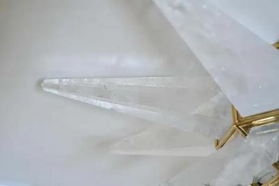  Phoenix Gallery Bespoke Star15 Rock Crystal flushmount By Phoenix