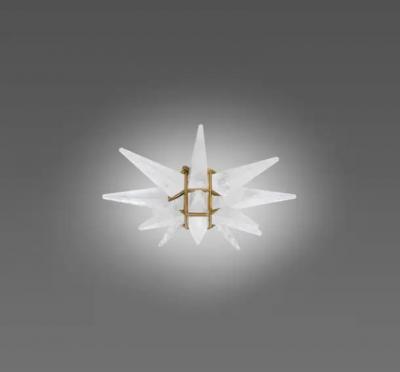  Phoenix Gallery Bespoke Star15 Rock Crystal flushmount By Phoenix