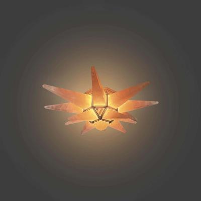  Phoenix Gallery Bespoke Star25 Pink Rock Crystal Flushmount By Phoenix