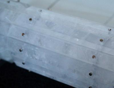  Phoenix Gallery Bespoke TBP24 Rock Crystal Sconces By Phoenix