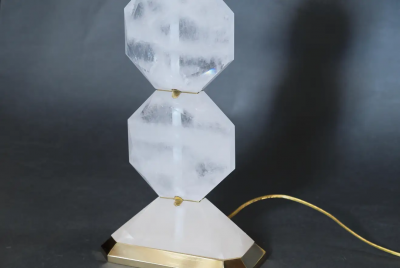  Phoenix Gallery Bespoke TDC Rock Crystal Lamps by Phoenix