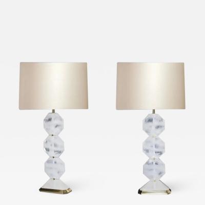  Phoenix Gallery Bespoke TDC Rock Crystal Lamps by Phoenix