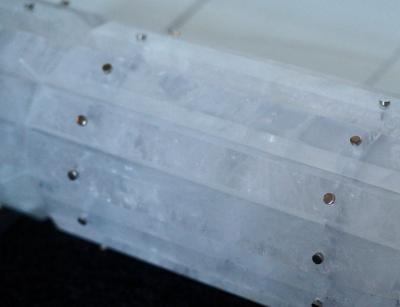  Phoenix Gallery Bespoke TPB18 Rock Crystal Sconces by Phoenix