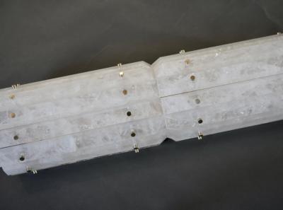  Phoenix Gallery Bespoke TPB26 Rock Crystal Sconces by Phoenix