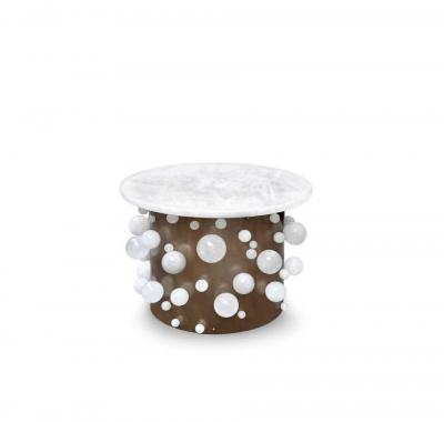  Phoenix Gallery Bubble Rock Crystal Cocktail Table by Phoenix