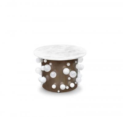  Phoenix Gallery Bubble Rock Crystal Cocktail Table by Phoenix