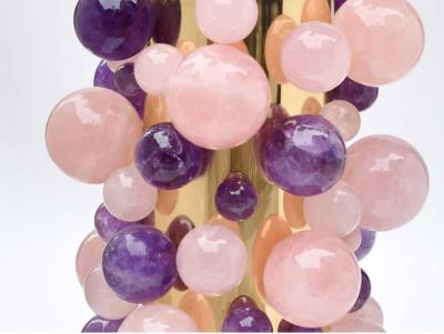  Phoenix Gallery Cherry Blossom Rock Crystal Bubble Lamps by Phoenix