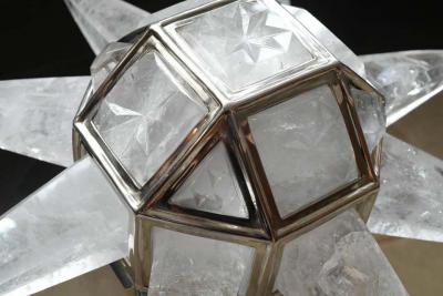  Phoenix Gallery Contemporary Rock Crystal Quartz Chandelier by Phoenix