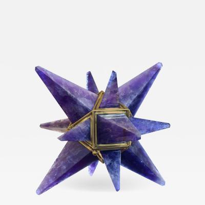  Phoenix Gallery Miniature Star Amethyst Quartz Table Light by Phoenix