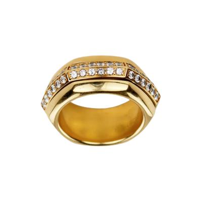  Piaget Piaget 18k Yellow Gold Ring With Diamonds Switzerland Late 20th Century
