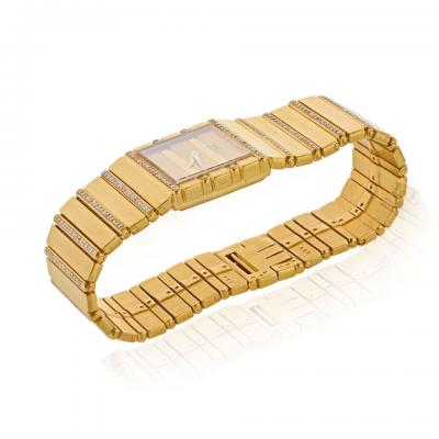  Piaget Piaget Polo 18K Yellow Gold Diamond 7 Inches With Box Watch