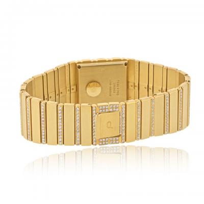 Piaget Piaget Polo 18K Yellow Gold Diamond 7 Inches With Box Watch