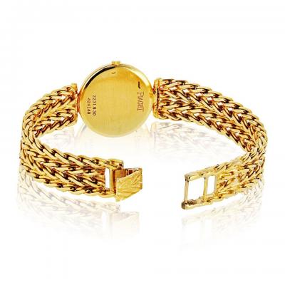  Piaget Piaget Slim 18K Yellow Gold Ref 2231N36 18 Jewels Round Dial 23mm Watch
