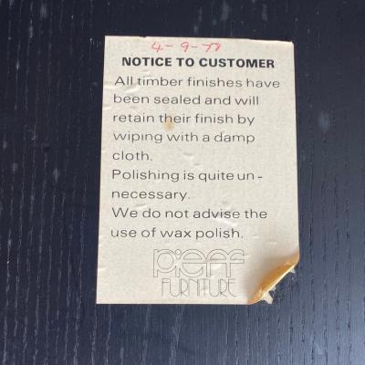  Pieff Rosewood Chrome Table Desk by Tim Bates for Pieff Furniture