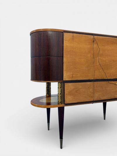  Pierluigi Colli Italian Mid Century Sideboard or cabinet bar designed by Pierluigi Colli 1940s