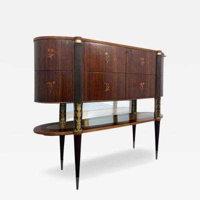  Pierluigi Colli Italian Mid Century Sideboard or cabinet bar designed by Pierluigi Colli 1940s