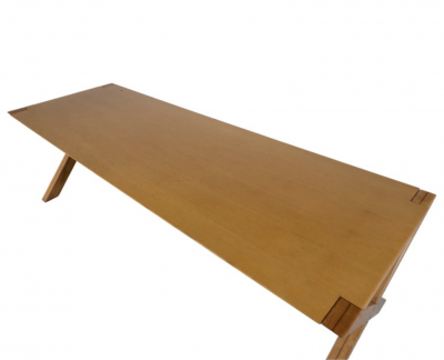  Piero Palange Werther Toffoloni Mid Century Wooden Dining Table Werther Toffoloni and Piero Palange for Germa