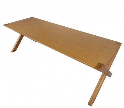  Piero Palange Werther Toffoloni Mid Century Wooden Dining Table Werther Toffoloni and Piero Palange for Germa