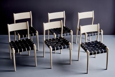  Piero Palange Werther Toffoloni Set of six chairs mod 993 designed by Piero Palange and Werther Toffoloni