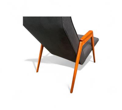  Pierre Weckx Brazilian Modern Armchair in Pau Marfim Fabric Pierre Weckx 1950s
