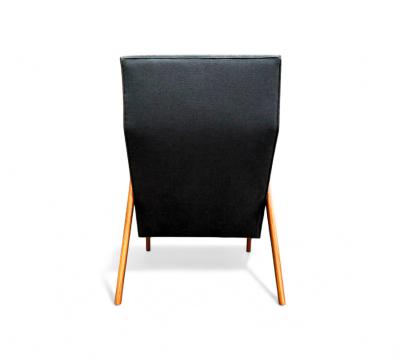  Pierre Weckx Brazilian Modern Armchair in Pau Marfim Fabric Pierre Weckx 1950s