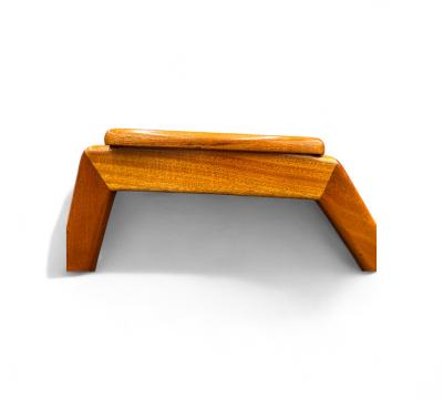  Pierre Weckx Brazilian Modern Armchair in Pau Marfim Fabric Pierre Weckx 1950s