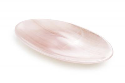 Pieruga Marble Big Bowl in pink Onyx carved by hand in Italy