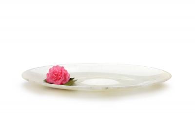 Pieruga Marble Big Bowl in white Onyx carved by hand in Italy