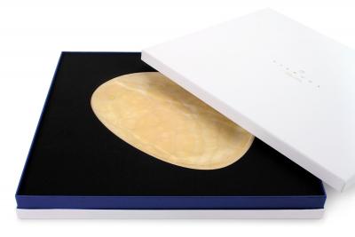  Pieruga Marble Set of plates or platters in Different Onyx hand carved in Italy