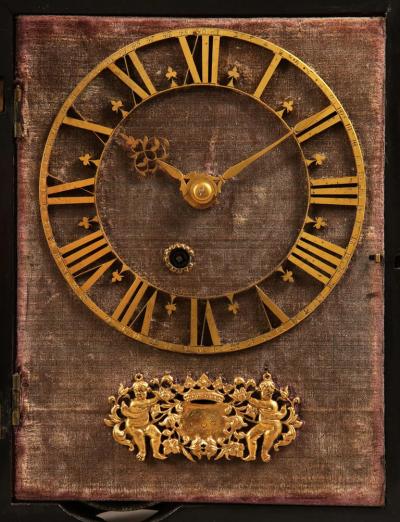  Pieter Visbagh 17th Century Hague Clock Signed by Pieter Visbagh