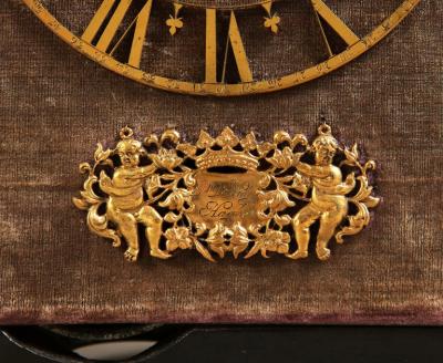  Pieter Visbagh 17th Century Hague Clock Signed by Pieter Visbagh