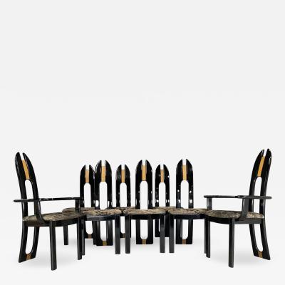  Pietro Costantini Italian Dining Chairs Set of Eight for Ello by Pietro Costantini