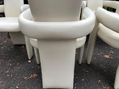  Pietro Costantini Sexy Sculptural Set 6 Pietro Costantini style Tall Back dining Chair Post Modern