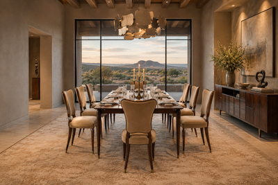  Pisciotta e Filhos Set of Eight Dining Chairs by Pisciotta e Filhos in Rosewood Mohair