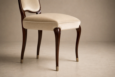  Pisciotta e Filhos Set of Eight Dining Chairs by Pisciotta e Filhos in Rosewood Mohair