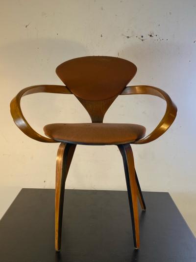  Plycraft EARLY NORMAN CHERNER PRETZEL ARM CHAIR FOR PLYCRAFT