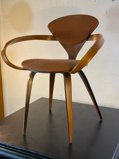  Plycraft EARLY NORMAN CHERNER PRETZEL ARM CHAIR FOR PLYCRAFT