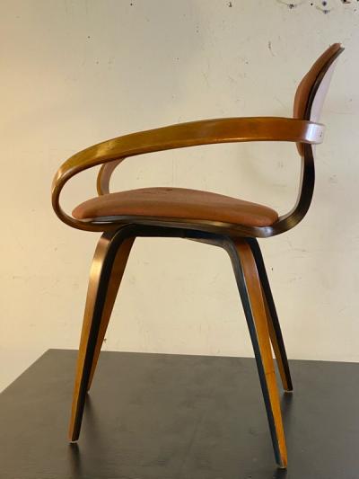  Plycraft EARLY NORMAN CHERNER PRETZEL ARM CHAIR FOR PLYCRAFT