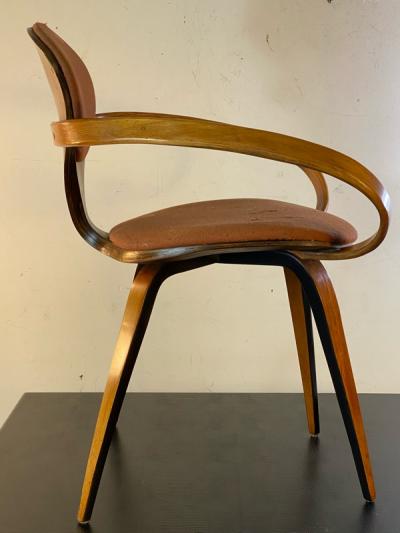  Plycraft EARLY NORMAN CHERNER PRETZEL ARM CHAIR FOR PLYCRAFT