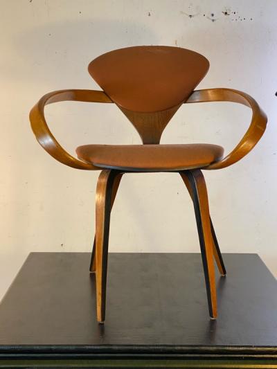  Plycraft EARLY NORMAN CHERNER PRETZEL ARM CHAIR FOR PLYCRAFT