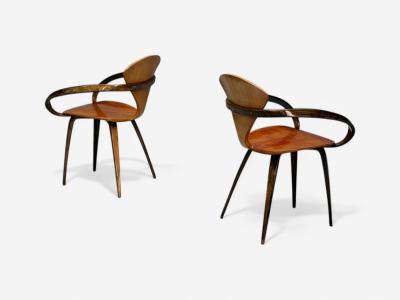  Plycraft Norman Cherner Plycraft Mid Century Modern Pretzel Dining Chairs USA 1960s