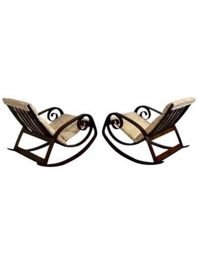  Plycraft Pair George Mulhauser for Plycraft Sultana Rocking Chairs 1960