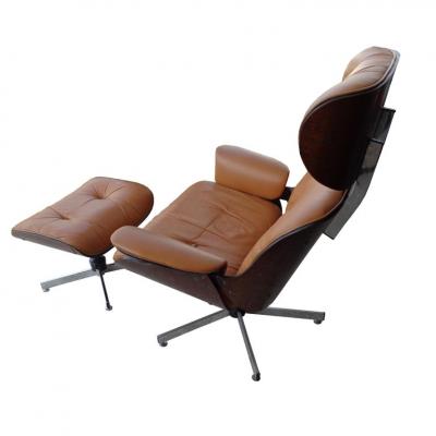  Plycraft Vintage Plycraft Lounge Chair and Ottoman