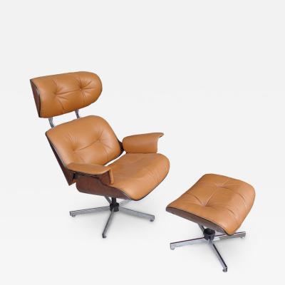  Plycraft Vintage Plycraft Lounge Chair and Ottoman