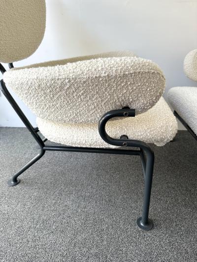  Poggi Pair of Armchairs PL19 by Franco Albini for Poggi Italy 1960s