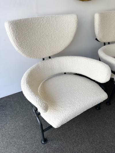  Poggi Pair of Armchairs PL19 by Franco Albini for Poggi Italy 1960s